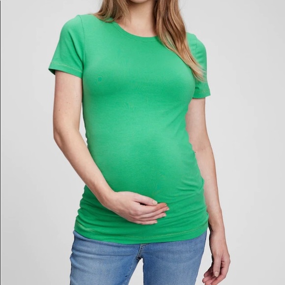 Green, gap, maternity t-shirt - Picture 1 of 2